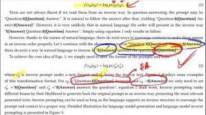 Controllable Generation from Pre-trained Language Models via Inverse Prompting (Paper Summary)