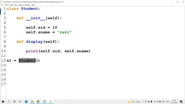 Types of Constructor in Python | Object Oriented Programming in Python | Python OOP Concept | Pytho