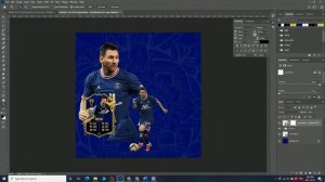 MESSI FIFA 22 TOTY PHOTOSHOP POSTER