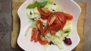 Фитнес-салат с тунцом и фасолью  #салат, #рецепты, #пп, #тунец, #фасоль