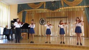 Скрипичный ансамбль "Дебют"  Серж Де Карло "Румба"