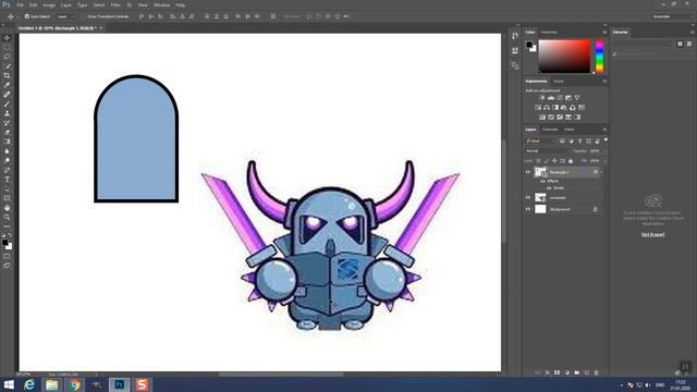 рисуем Пека из клеш рояль смотреть онлайн