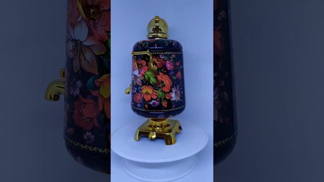 ТМ Избранное из моря чая / Цейлонский чай в подарочном жестяном самоваре, черный. Русский сувенир