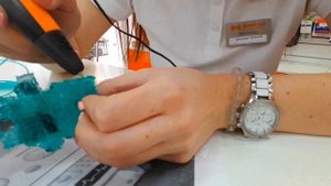 3D ручка KREZ P3D - рисуем робота!