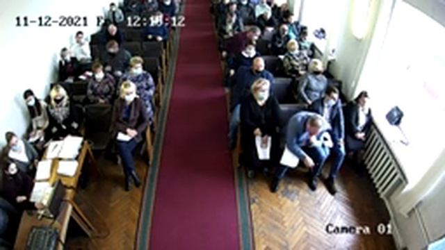Чергова 18 сесія Іванківської селищної ради VIII скликання 12.11.2021. Камера 3.  Частина 3.