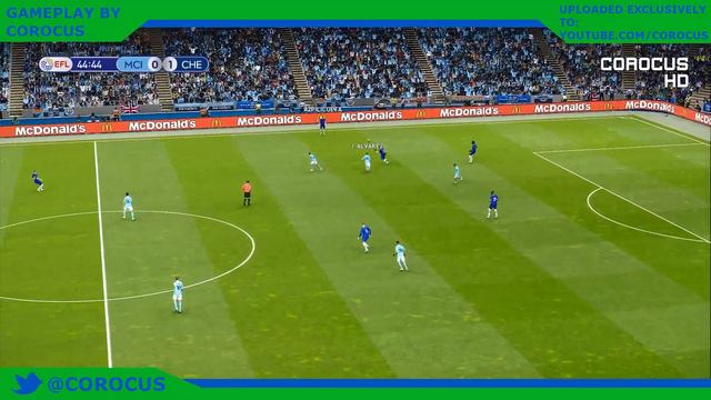 Manchester City vs Chelsea | Etihad Stadium | 2022-23 EFL Cup | PES 2021 смотреть онлайн