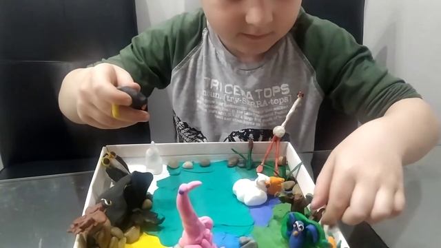 Птицы из пластилина смотреть онлайн