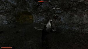 Gothic 2 DNDR Beating an Ork Warrior with lvl 0 and a branch