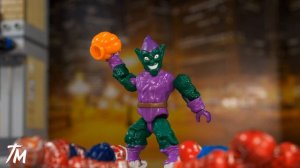Spiderman vs Green Goblin stop motion mega construx stop motion (lego spider-man stop motion)