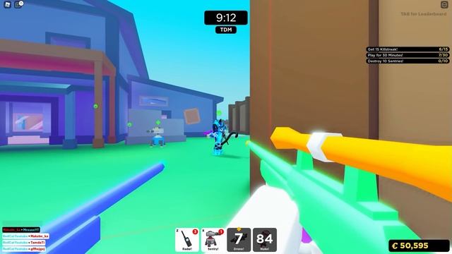 БАТЛ С МИЛАНОЙ и Обзор снайперской винтовки в игре Пейнтбол роблокс | BIG Paintball roblox | Бой смотреть онлайн