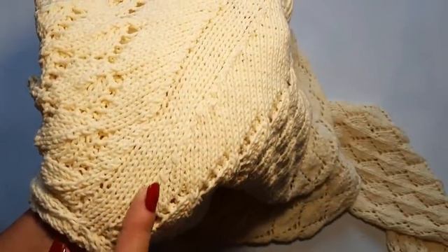 АЖУРНЫЙ ДЖЕМПЕР СПИЦАМИ. Мастер класс, ЛЕГКО И ПРОСТО !!! Отличный джемпер на лето 😉😉😉 Вязание.