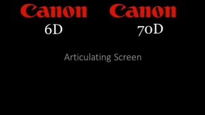 Canon 6D vs Canon 70D - Which is better?