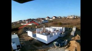 Строительство монолитного дома с блоками несъемной опалубки