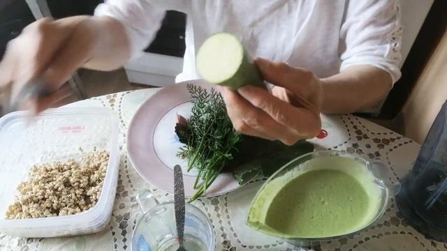 Вегетарианский рецепт с пророщенной гречихой. смотреть онлайн