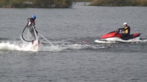 Flyboard на нарвском карьере