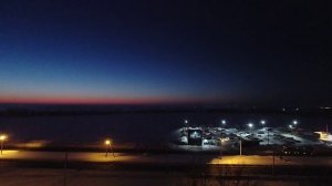 Рассвет ускоренная съёмка.