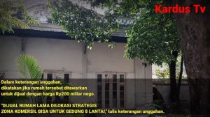 Penampakan Rumah Menlu Pertama Achmad Soebardjo yang Kabarnya Akan Dijual.