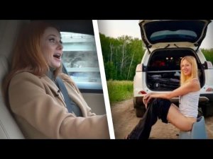 Toyota RAV4. Надежна, как Крузак. Реакция Лены Катиной из Тату на мою Tesla. Лиса рулит