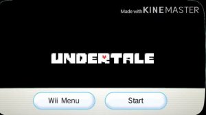 Undertale on the wii