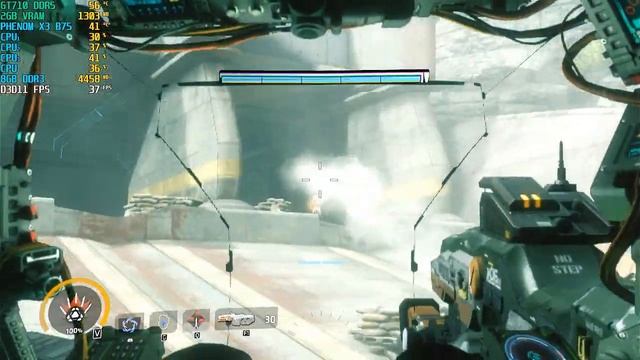 Amd Phenon X3 B75 / GT710 2GB / Titanfall 2 / Low Setting 720p смотреть онлайн