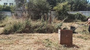 Расчистка участка Мульчиром Вездекос ТС 1000
