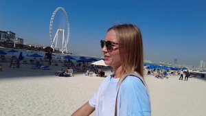 БЕССТЫЖИЕ ОТДЫХАЮЩИЕ в Дубае. Пляж JBR. Дубай Марина. Колесо обозрения