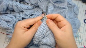 ШИКАРНЫЙ  ПЛЕД  СПИЦАМИ. КАЙМА.