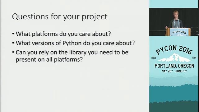 Paul Kehrer - Reliably Distributing Compiled Modules - PyCon 2016 смотреть онлайн