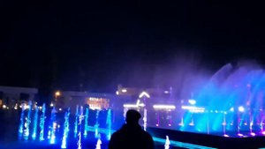 Новый светомузыкальный фонтан в Пензе. 11октября 2020