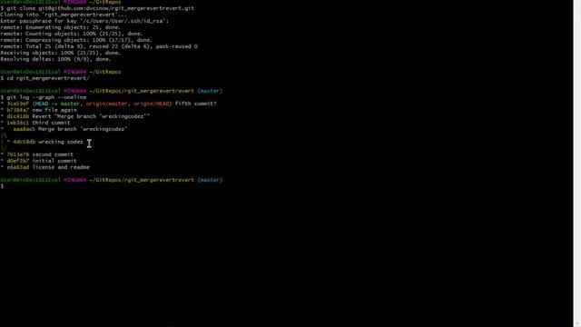 Reintroducing a reverted Git commit смотреть онлайн