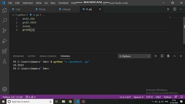 9.Type casting in python in tamil || lockdown tutorial || #pythonintamil  #python #typecastpython