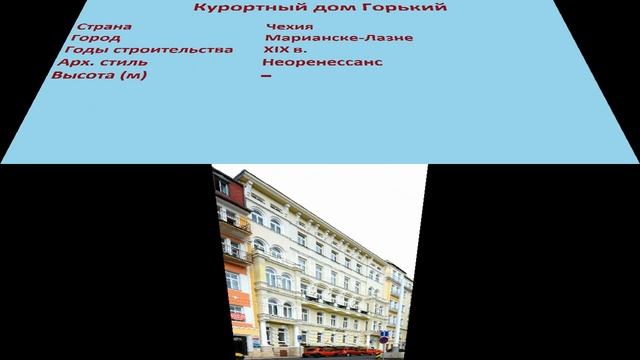 Курортный дом Горький (Марианске-Лазне) смотреть онлайн