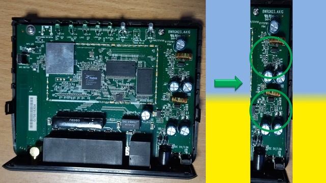 Ремонт роутера D-Link DIR-300 після підключення блока живлення 12 в замість 5 в