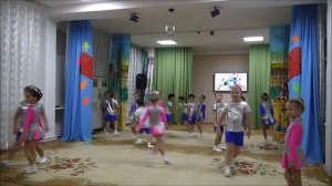 Акробатический танец   Д сад № 15    Тополёк