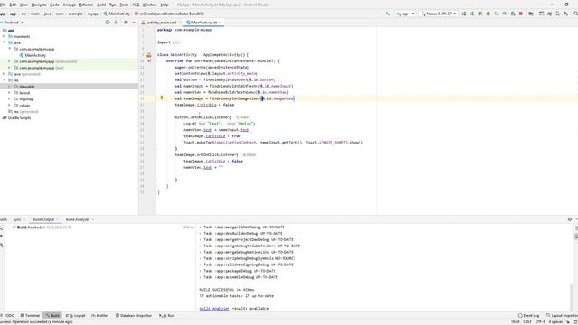 MyApp using Android Studio смотреть онлайн