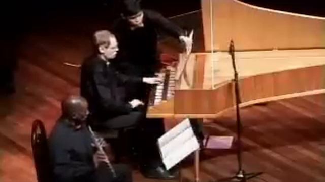 JS Bach Sonata in A for flute and harpsichord (part 2 of 2) смотреть онлайн