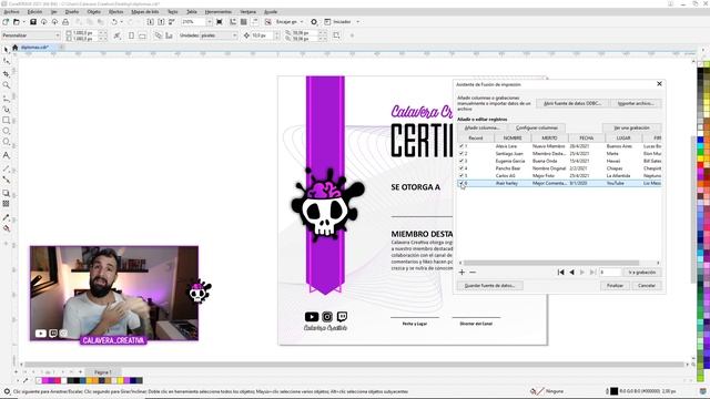?Como trabajar con DATOS EXTERNOS en CORELDRAW! | De Excel a Corel en 2 pasos! смотреть онлайн