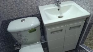 Ванная с душ-поддоном из плитки