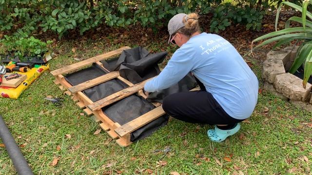 Vertical Pallet Garden