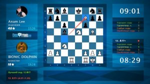 Chess Game Analysis: BIONIC DOLPHIN - Anam Lee : 1-0 (By ChessFriends.com)