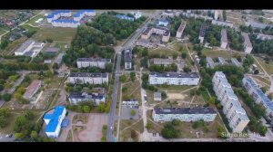 Белоозёрск с высоты птичьего полёта.