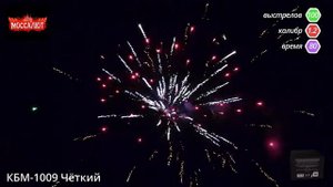 Батарея салютов Четкий (Фейерверк 100 залпов) арт. КБМ-1009