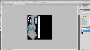 Photoshop: taking the saved Blender texture and adding the sketch to it