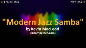 Kevin MacLeod: Modern Jazz Samba