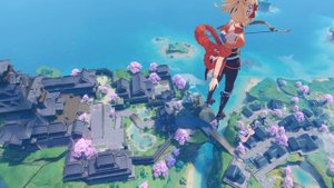 [giantess growth]Yoimiya's growth magic