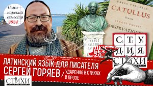 Ударения в стихах и прозе. Семинар Сергея Горяева. Латинский язык для писателя