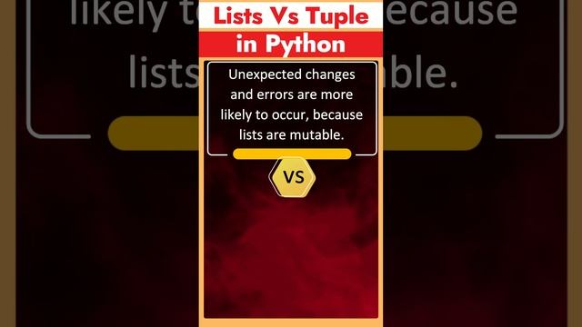 Lists Vs Tuple in Python | Most asked Interview Q&A