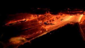 Ночной костер. Пение цикады.