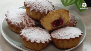 Нежнейшие маффины с вишней