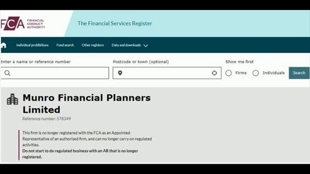 Munro Financial Planners: отзывы трейдеров о работе брокера